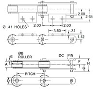 Roller-Conveyor-Chains---627R-CHAIN---A2-ATTACHMENT_2