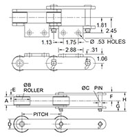 Roller-Conveyor-Chains---91R-CHAIN---A2-ATTACHMENT_2