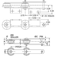 Roller-Conveyor-Chains---B963R-CHAIN---A2-ATTACHMENT--WELDED-_2