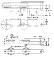 Roller-Conveyor-Chains---B964R-CHAIN---A2-ATTACHMENT--WELDED-_2