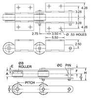 Roller-Conveyor-Chains---D963R-CHAIN---K2-ATTACHMENT--WELDED-_2