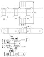 Welded-Steel---Mill-Chains_WHX-150-CHAIN---A-STYLE-LOG-CRADLE-ATTACHMENT_2