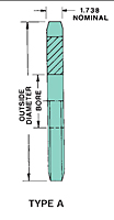 No. 240 - 3" Pitch - Plain Bore - A