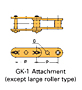 Double Pitch Conveyor Lambda Chain Attachment-GK-1