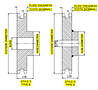 No. 40 - 1/2" Pitch - Multiple Strand Sprockets-2